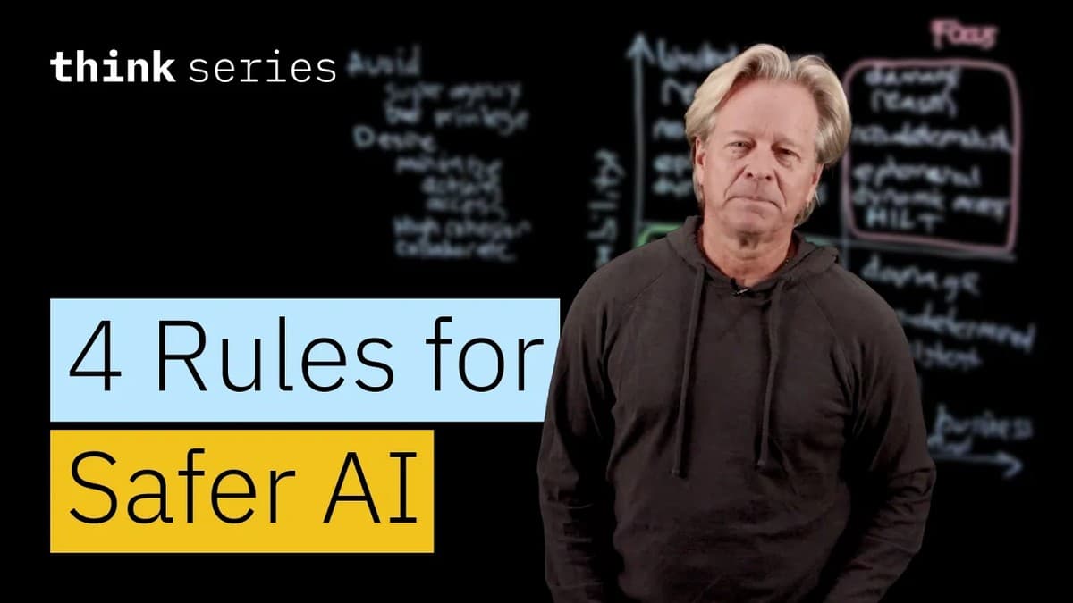 YouTube summary: 4 Ways AI Agents Should Behave for Smarter Systems