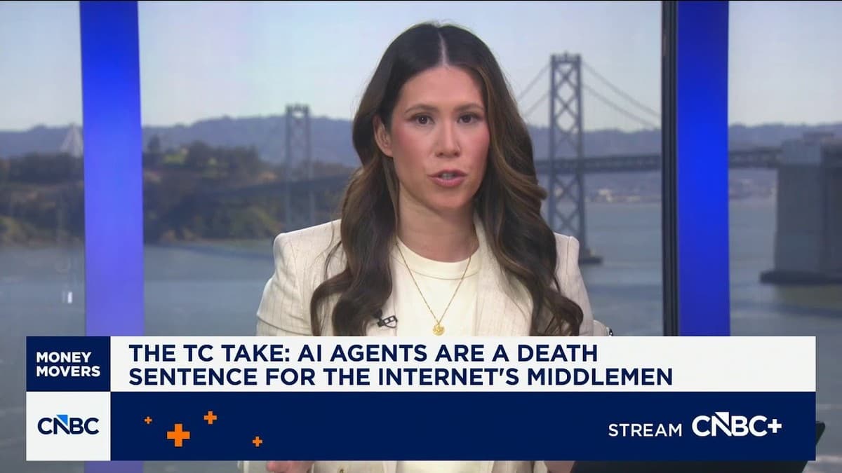 CNBC Tech Check-innslag om hvordan AI-agenter endrer internetts infrastruktur