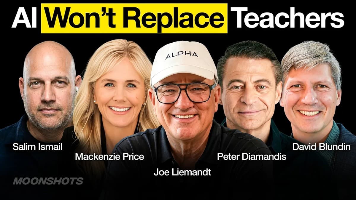 Stylized illustration representing AI tutoring, mentorship, and faster learning