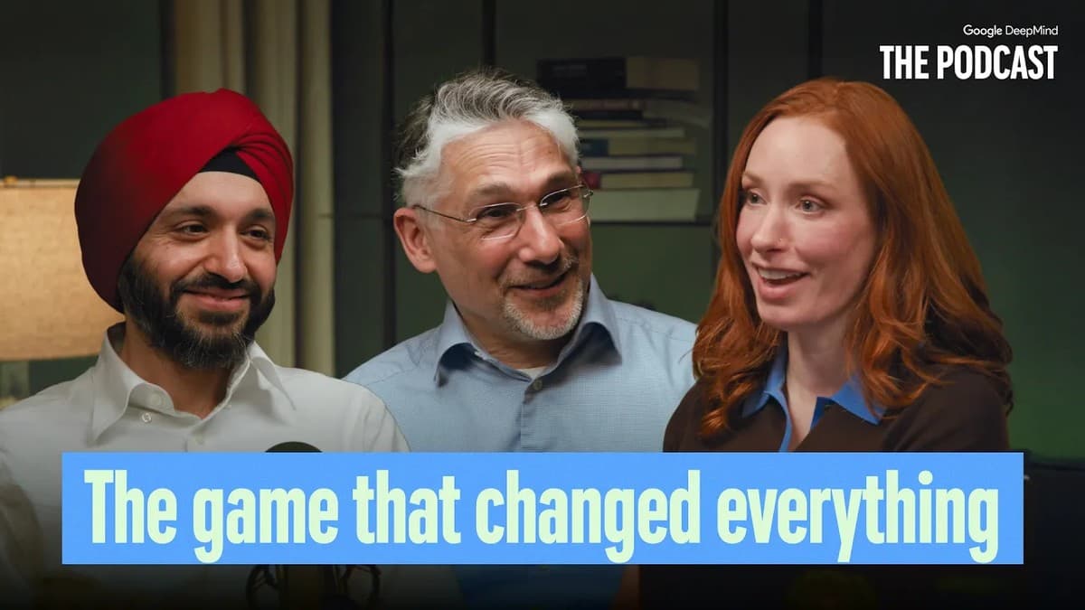 Thore Graepel and Pushmeet Kohli discuss AlphaGo's 10-year legacy on the Google DeepMind podcast