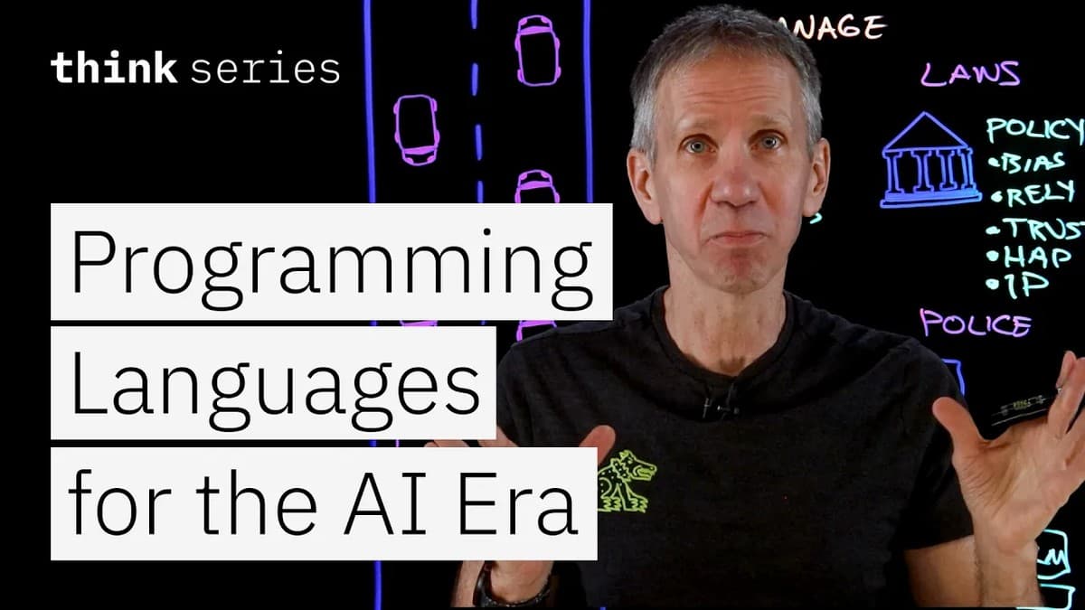IBM Technology video thumbnail: Best Language for AI