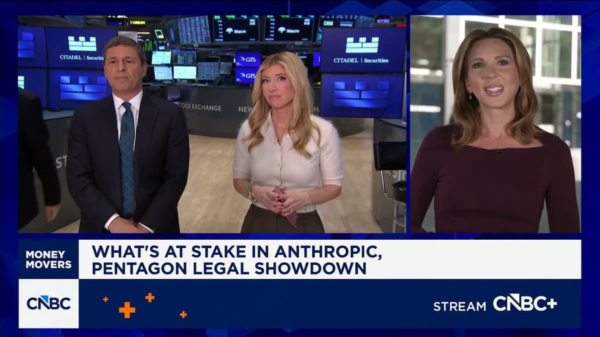 CNBC-direktesending utenfor rettsbygningen i San Francisco om Anthropic vs. Pentagon