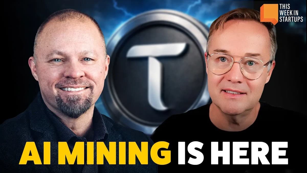 This Week in Startups episode discussing Bittensor and decentralized AI
