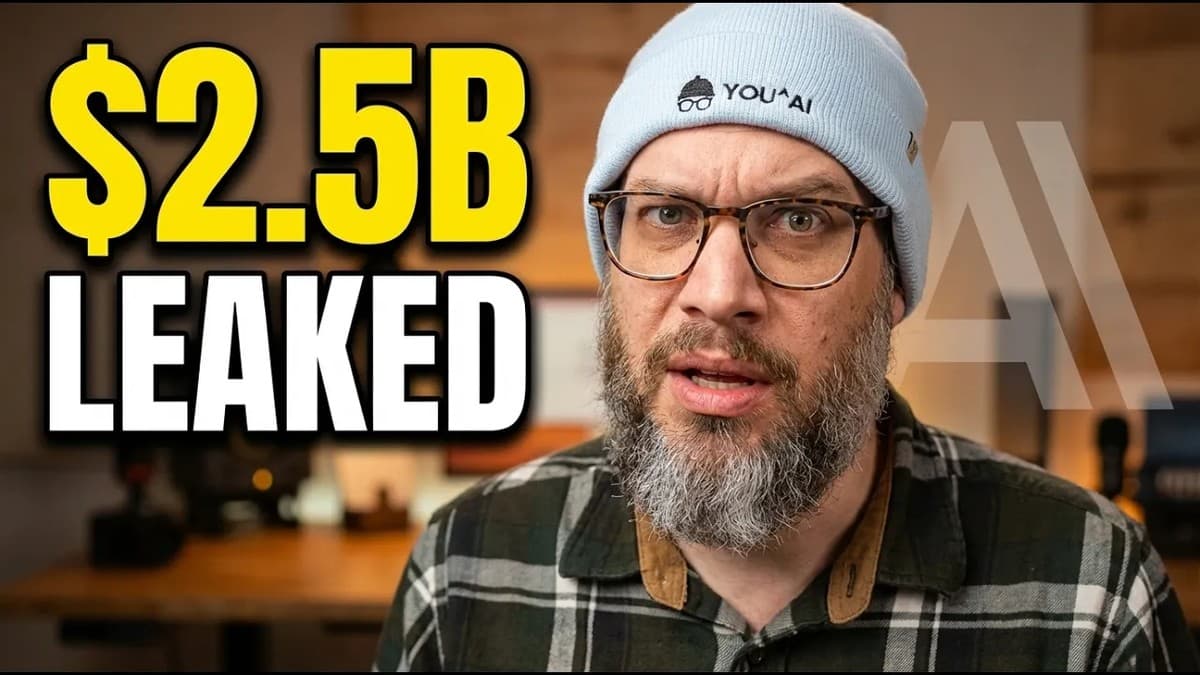 Nate B Jones explaining the Claude Code architecture leak on his YouTube channel AI News & Strategy Daily.