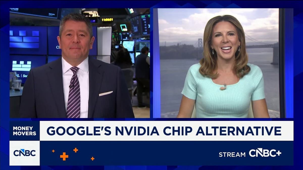 MacKenzie Sigalos reporting on Google's TPU chip business on CNBC