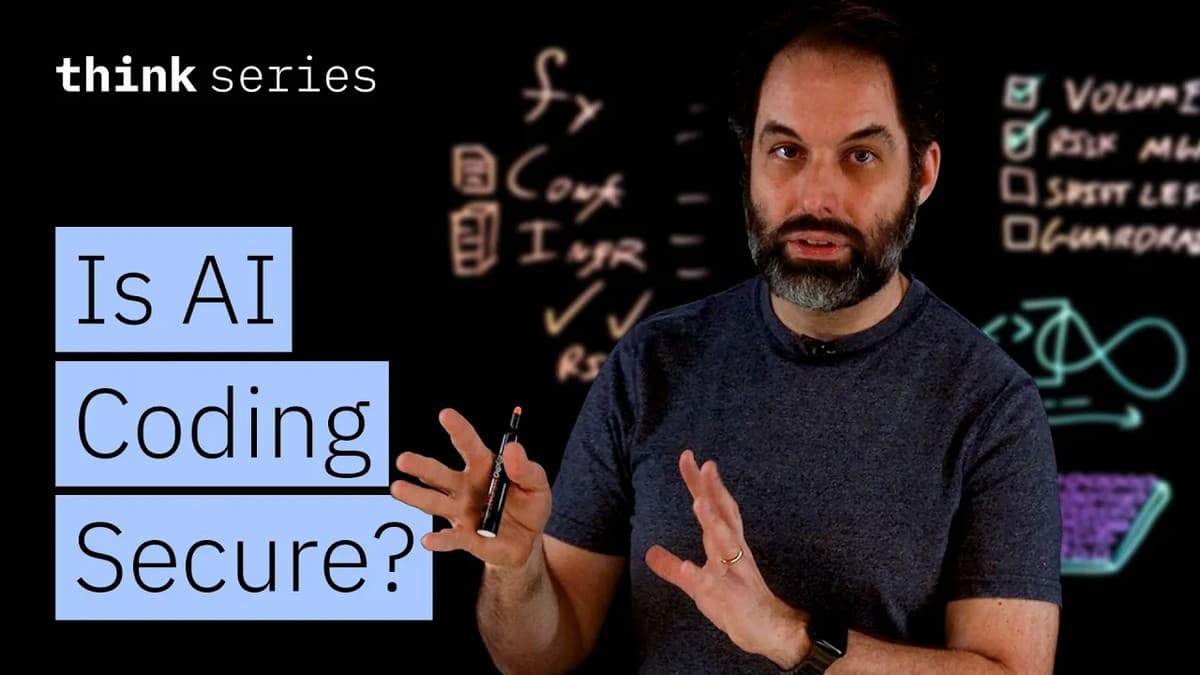 IBM Technology-video om automatisk sikkerhetssjekk av AI-generert kode