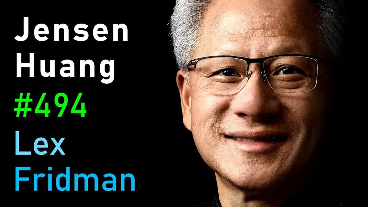 Jensen Huang intervjues av Lex Fridman på Lex Fridman Podcast