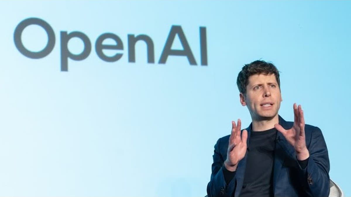 Bloomberg Television anchor reporting on OpenAI's $122 billion funding round