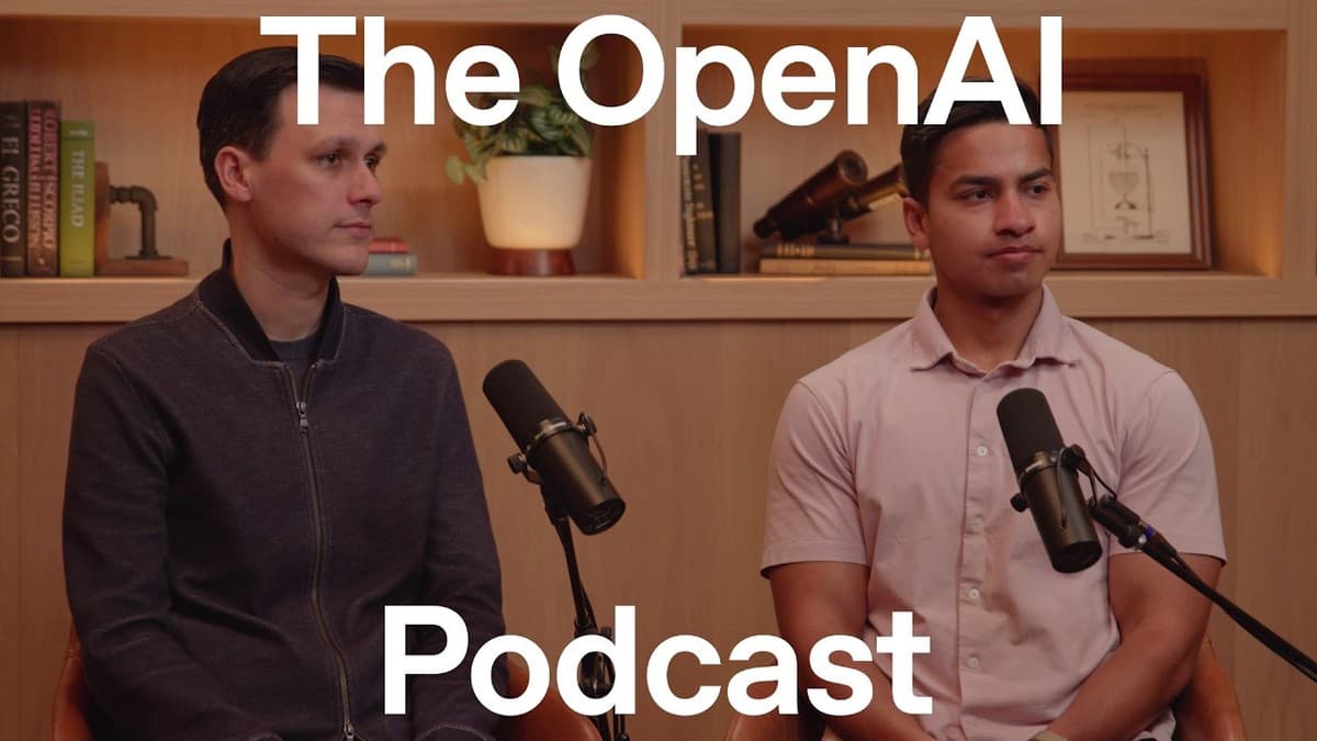 OpenAI podcast episode on AI in healthcare featuring Dr. Nate Gross and Karan Singhal