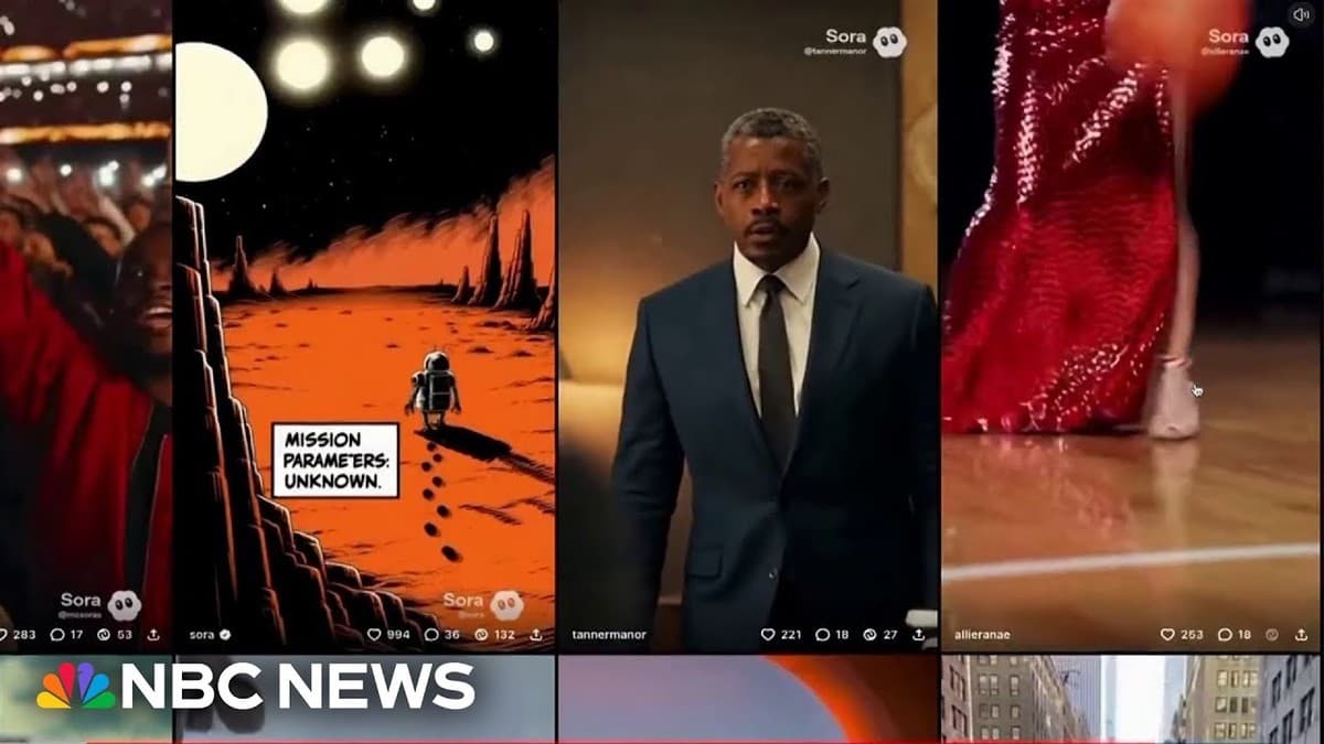 NBC News-dekning av at OpenAI legger ned video-plattformen Sora