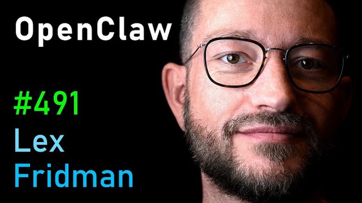 Peter Steinberger speaking with Lex Fridman about OpenClaw and AI agents