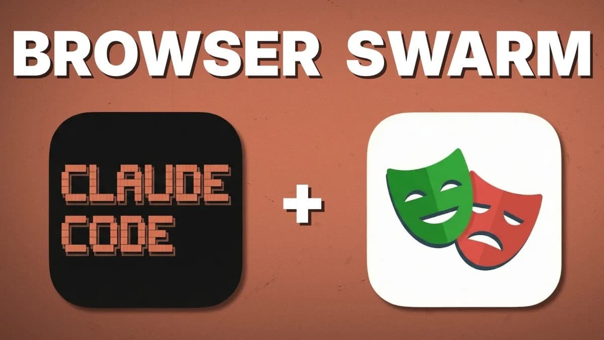 Screenshot from Chase AI video showing Playwright CLI browser automation with Claude Code