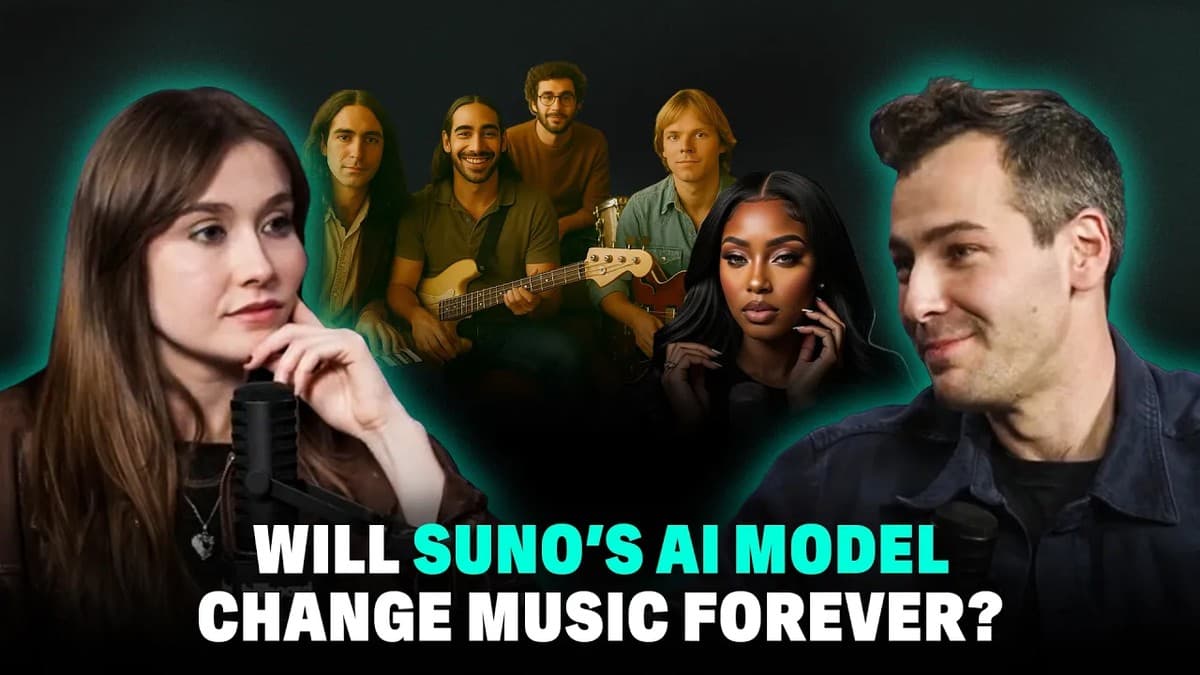 Suno CEO Mikey Shulman in a Billboard interview discussing AI-generated music and the Warner Music Group deal