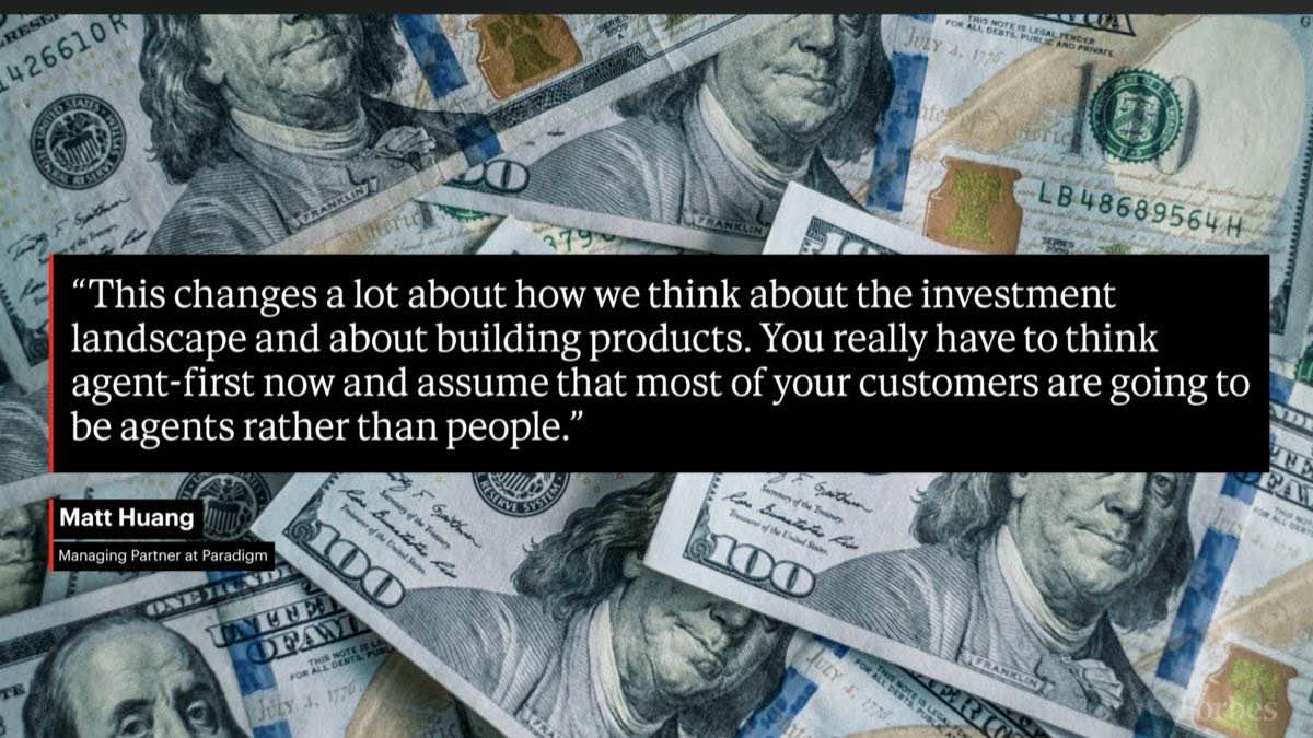 Matt Huang, managing partner i Paradigm, om å tenke agent-først når man bygger produkter